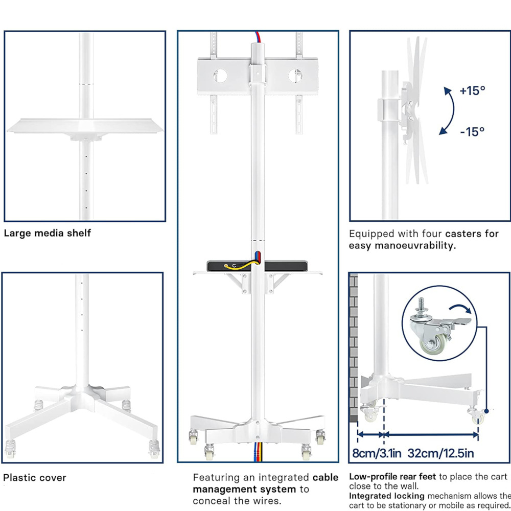 Monitor trolley